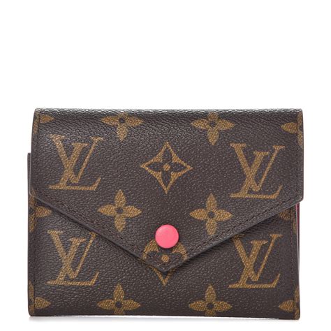 louis vuitton victorine wallet pink